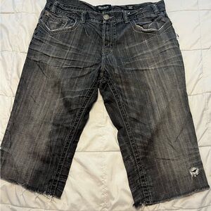 MEK DNM Mens Distressed Shorts